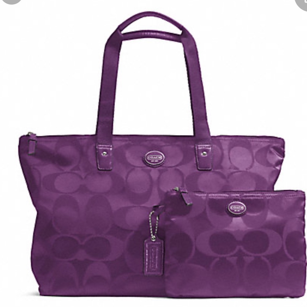 Coach Nylon bag set